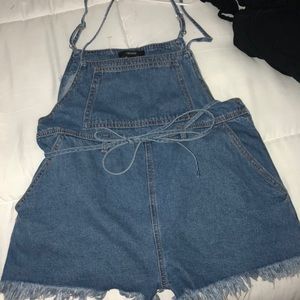 Denim overalls